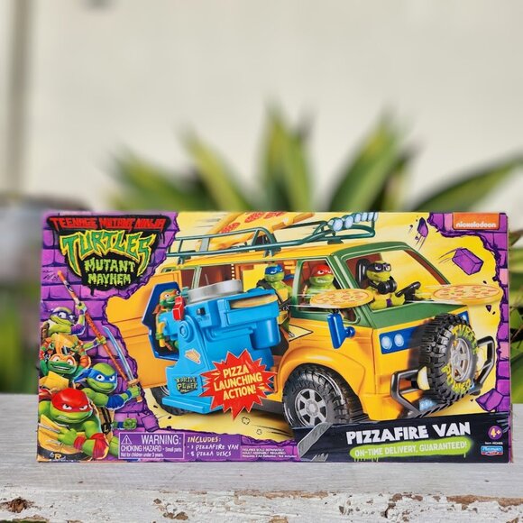 Teenage Mutant Ninja Turtles TMNT Pizza Deliver Van Vehicle Toy Car Mutant Mayhe - Picture 12 of 16